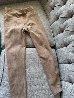 Tan Faux-Suede Leggings - Spanx